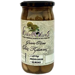 ΕΛΙΕΣ ΠΡΑΣΙΝΕΣ ΜΕ ΑΜΥΓΔΑΛΟ 215g