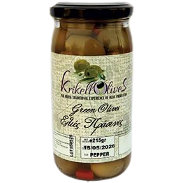 ΕΛΙΕΣ ΠΡΑΣΙΝΕΣ ΜΕ ΠΙΠΕΡΙ 215g