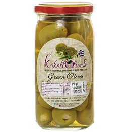 ΕΛΙΕΣ ΠΡΑΣΙΝΕΣ ΜΕ ΣΚΟΡΔΟ 215g